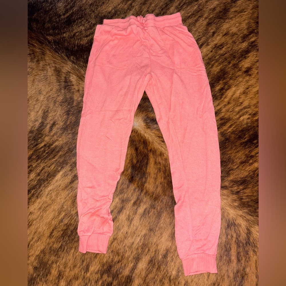 Vibrant Coral Kids Jogger Pants 10/12
